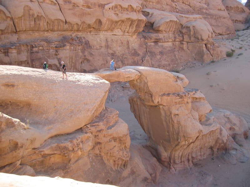 Wadi Rum waehrend der Studienreise Israel und Jordanien