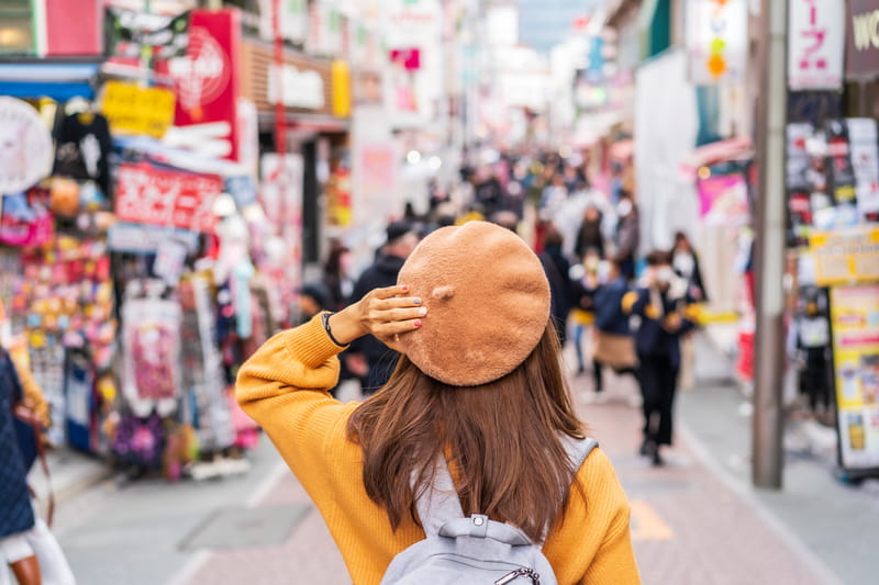 Takeshita-Strasse Harajuku Tokyo