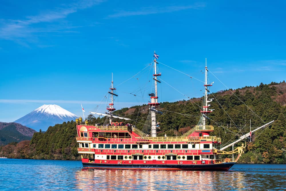 Bootsfahrt auf dem Ashi-See Hakone