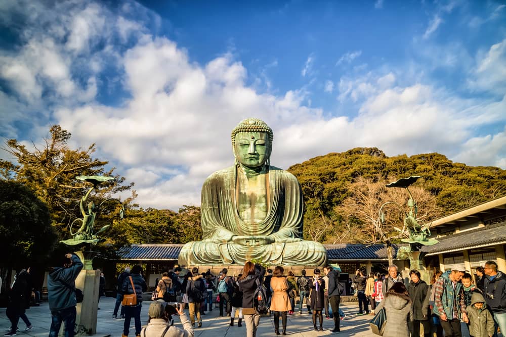 Großer bronzener Buddha von Kamakura