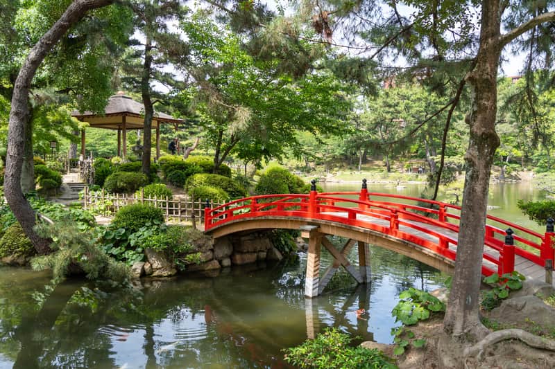 Shukkei-en Garten in Hiroshima