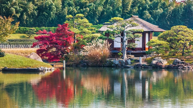 Koraku-en Garten in Okayama