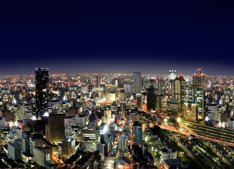 Umeda Sky Building bei Nacht