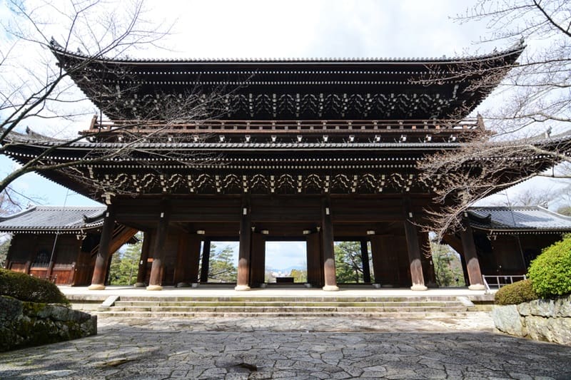 Chion-in Tempel Eingangstor in Kyoto