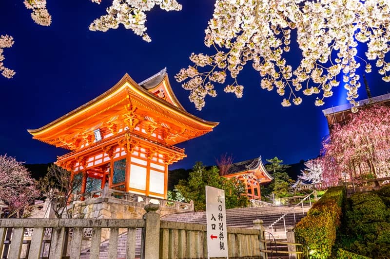 Kiyomizu Dera Tempel Terrasse