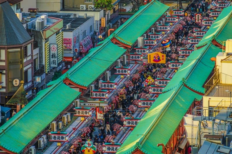 Nakamise Einkaufsstraße Asakusa Tokyo